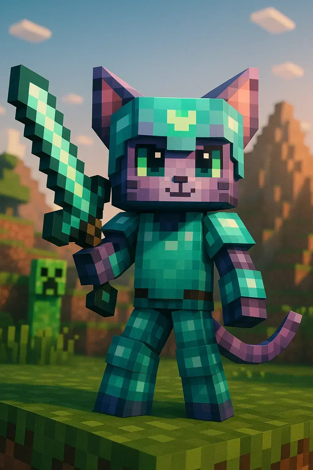LUKi art – Minecraft Luki